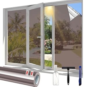 One Way Privacy Window Film - Brown 40x200cm-image-adbadd15-6cbe-4720-940a-d82bd44c64cb-53951