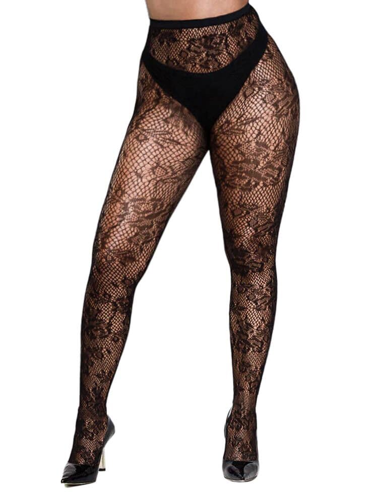 Buitifo Women's Sexy Black Fishnet Thigh High Tights - One Size-image-74e3625e-a0a8-406f-b272-1e87dad83ecf-48841