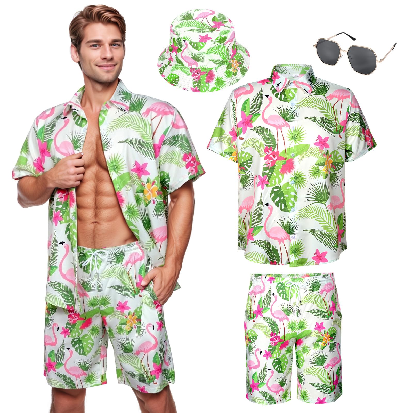 Men's Hawaiian Shirt & Shorts Set - Style7 M-image-b04252c3-262a-4a9e-a449-3d1814988c7b-104571