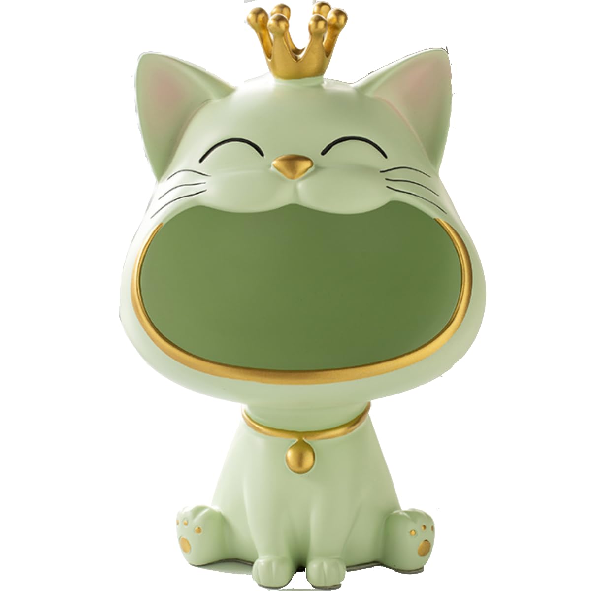 BLOOOK Laughing Cat Figures - Small Resin Cat Storage Box in White, Pink, Orange, Green-image-ac6c842f-35ef-4c2d-af7a-fbd3a015c7e7-55624