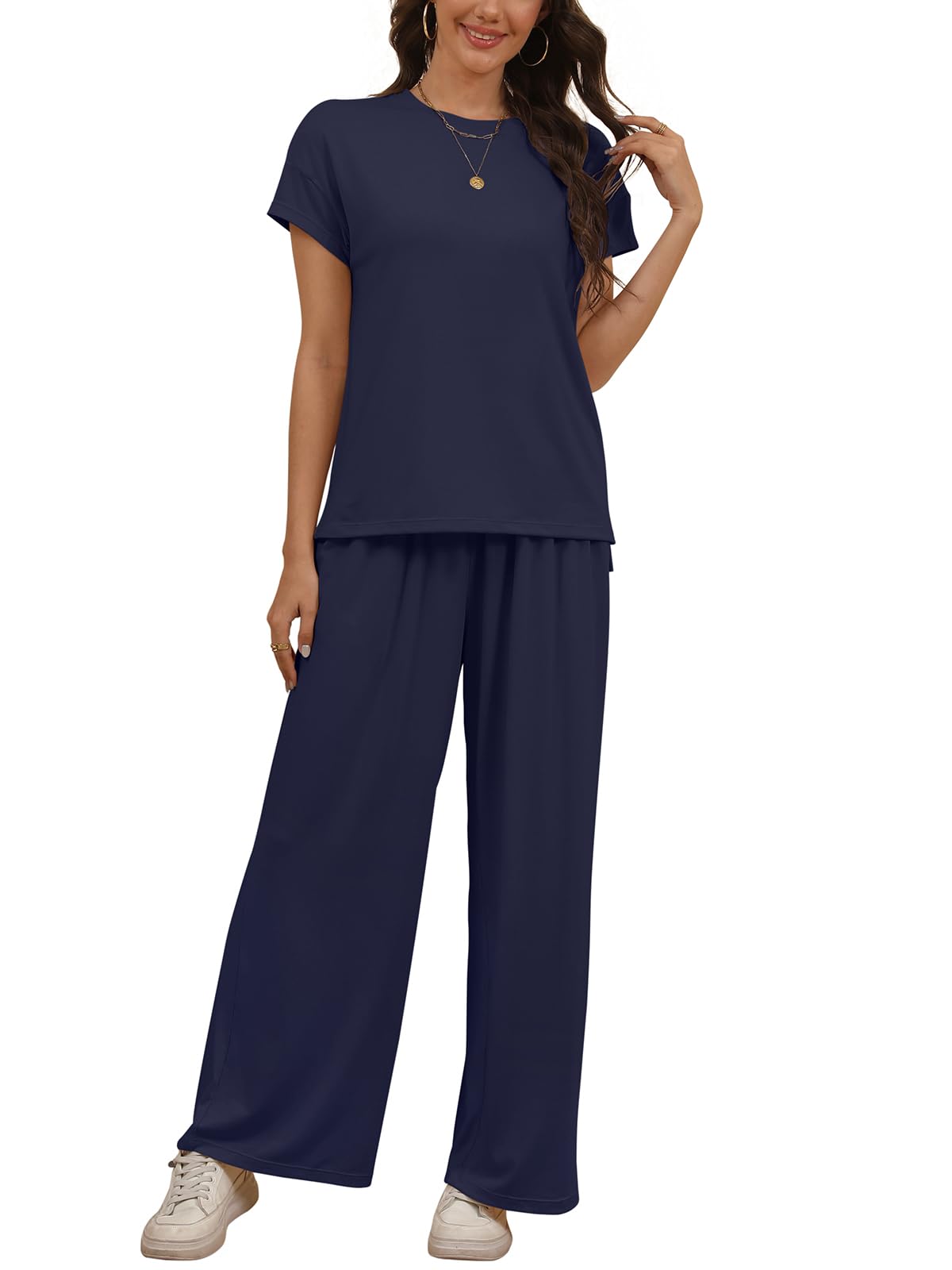 Women's Lounge Wear Set - Dark Blue M-image-b79d3a50-b95d-439b-99ff-f4dddffefb0a-88982