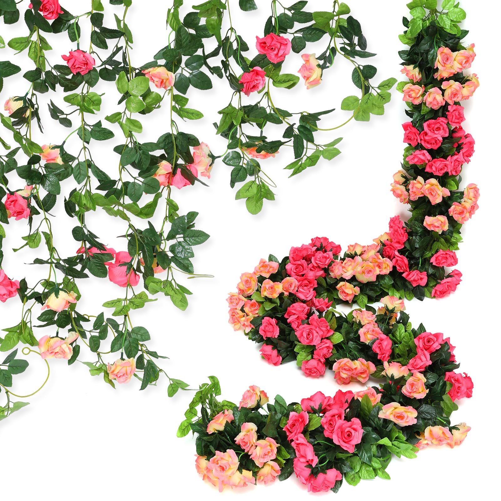 Artificial Rose Garland Vines 6pcs - Pink 4ft-image-f6beb4c9-a136-426a-b90a-d01d37d4a98e-107948