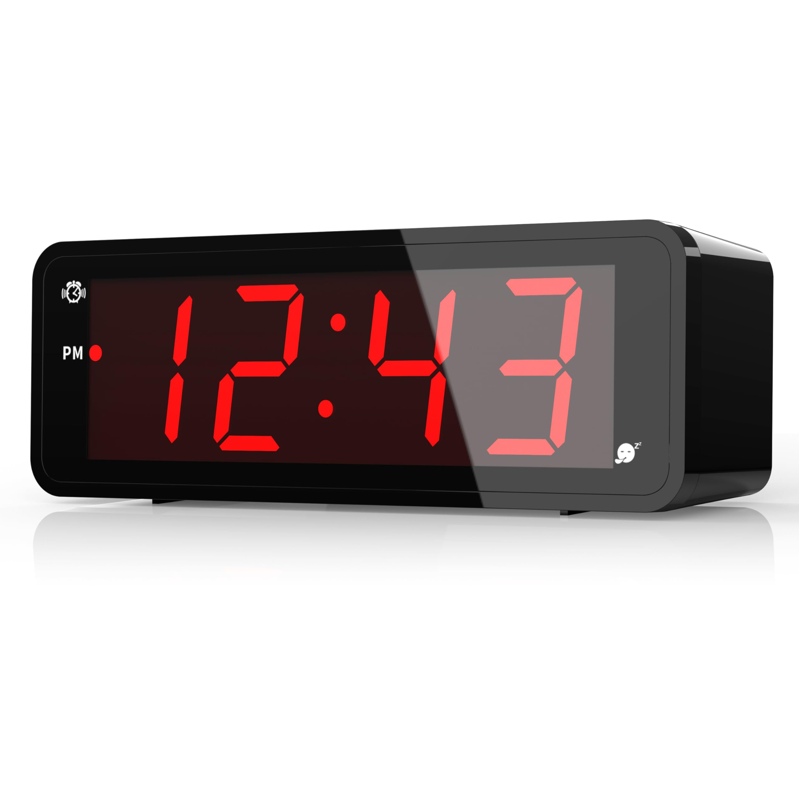Cordless Digital Alarm Clock - Red 1.8"-image-82fd0572-3521-4223-b648-01b27b62f287-110078