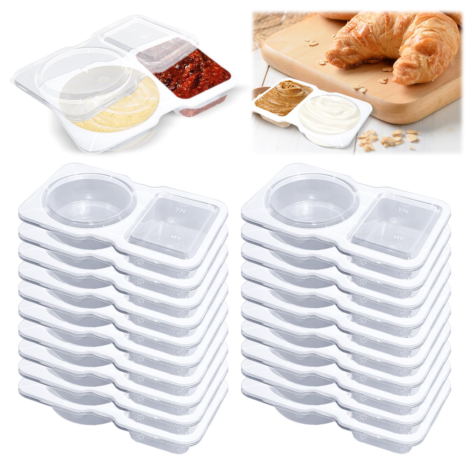 Longgaogao Double Compartment Condiment Container With 30PCS-image-d0a04e1b-8e94-411e-83f9-6c150dfa1c93-63930