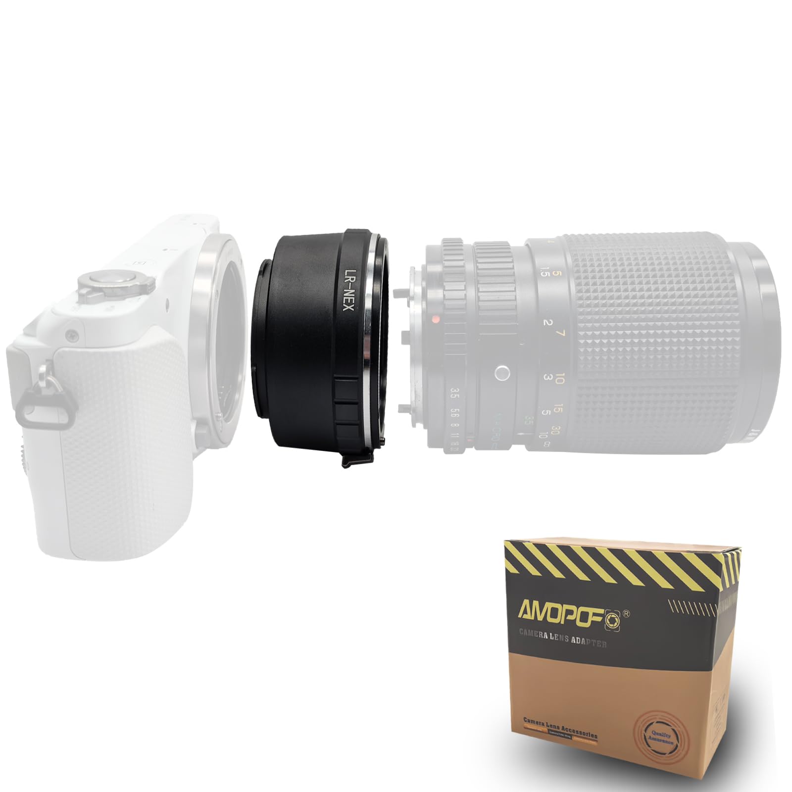 Lens Adapter for Leica R to Sony E - Black & Silver-image-604adfdc-ab70-4a03-a925-bf5dbd9847b1-113581