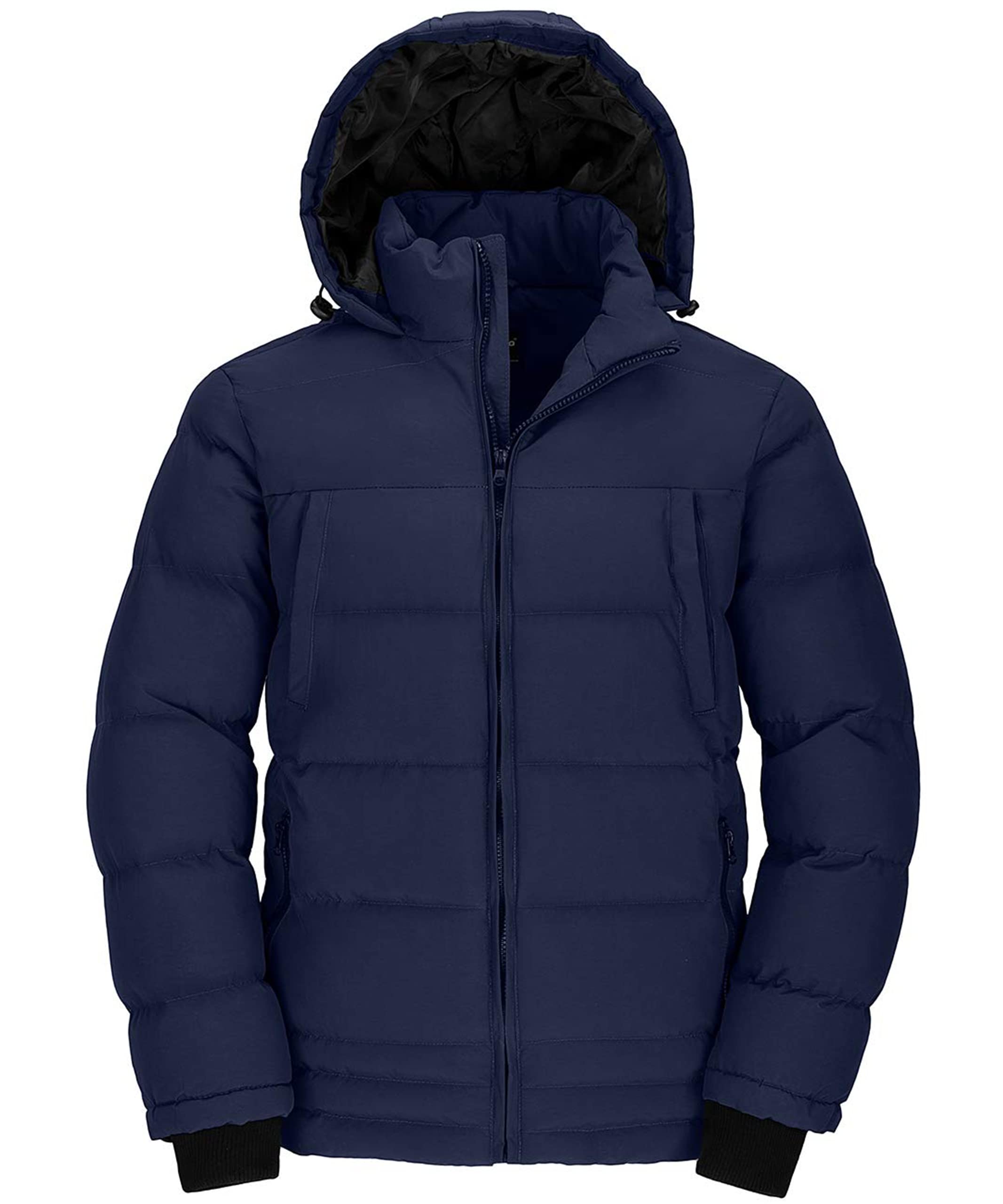 Men's Hooded Winter Jacket - Navy M-image-511e3b86-01ea-4708-86bc-b3f9263da800-104372
