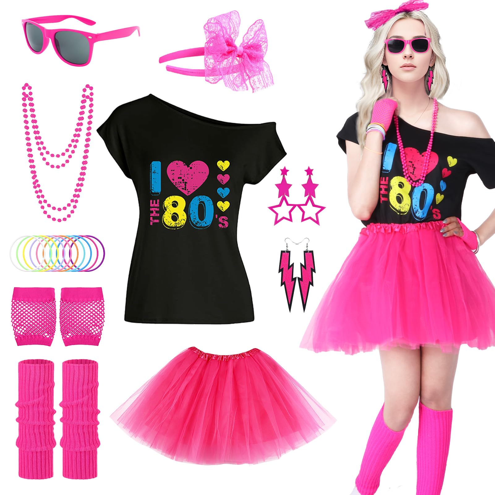 Women's 80s Fancy Dress Set - Style-1 XL-image-93f10e75-50a5-4c45-985e-64ffe66762c5-104456