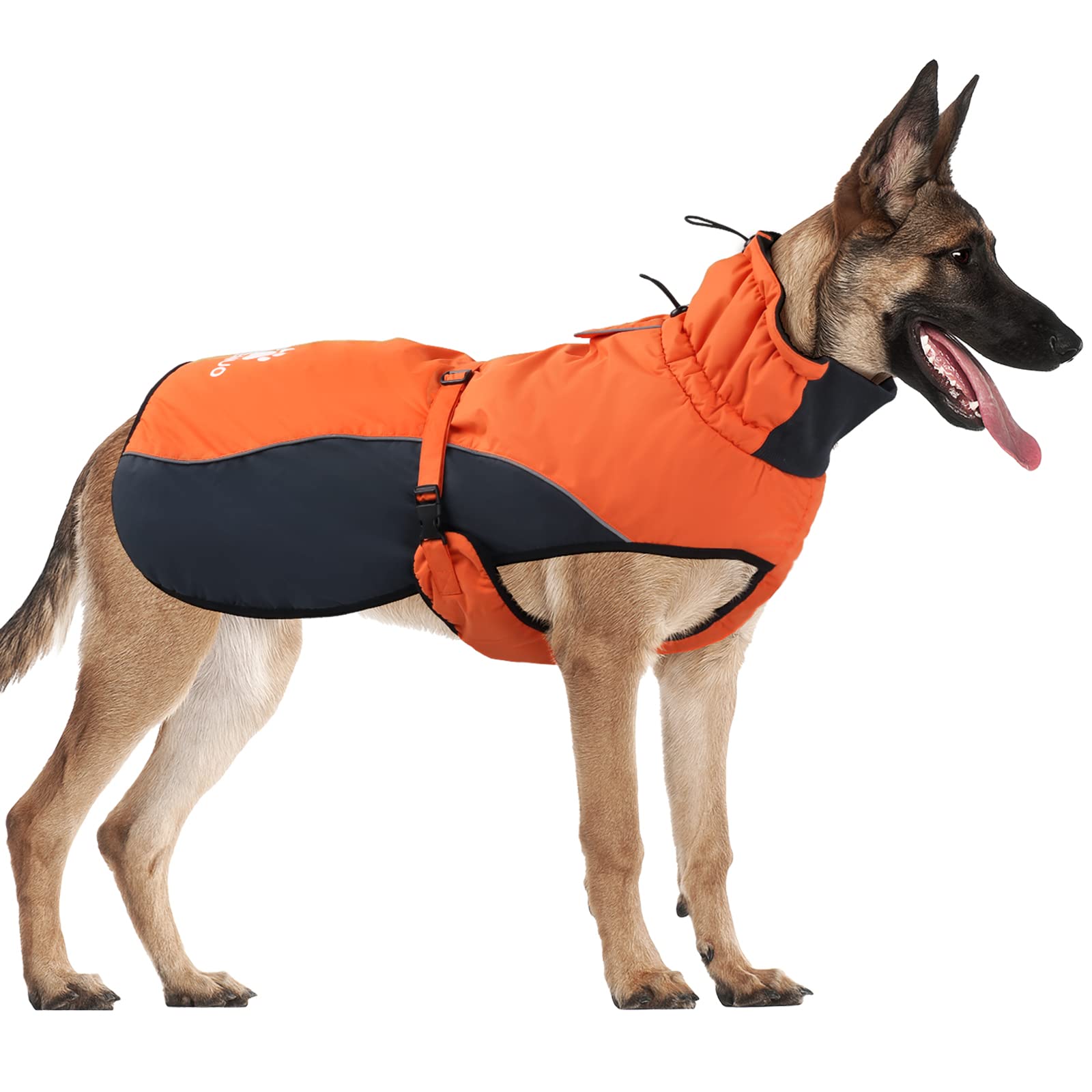Dog Winter Coat Waterproof - Orange XXXL-image-69526f45-5d2f-4f69-8a03-8792ff7eb91a-98524