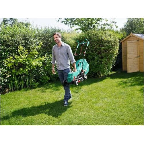 Bosch ARM 34 Corded Lawnmower Rotak 32 LI, Green (Power Lead Not