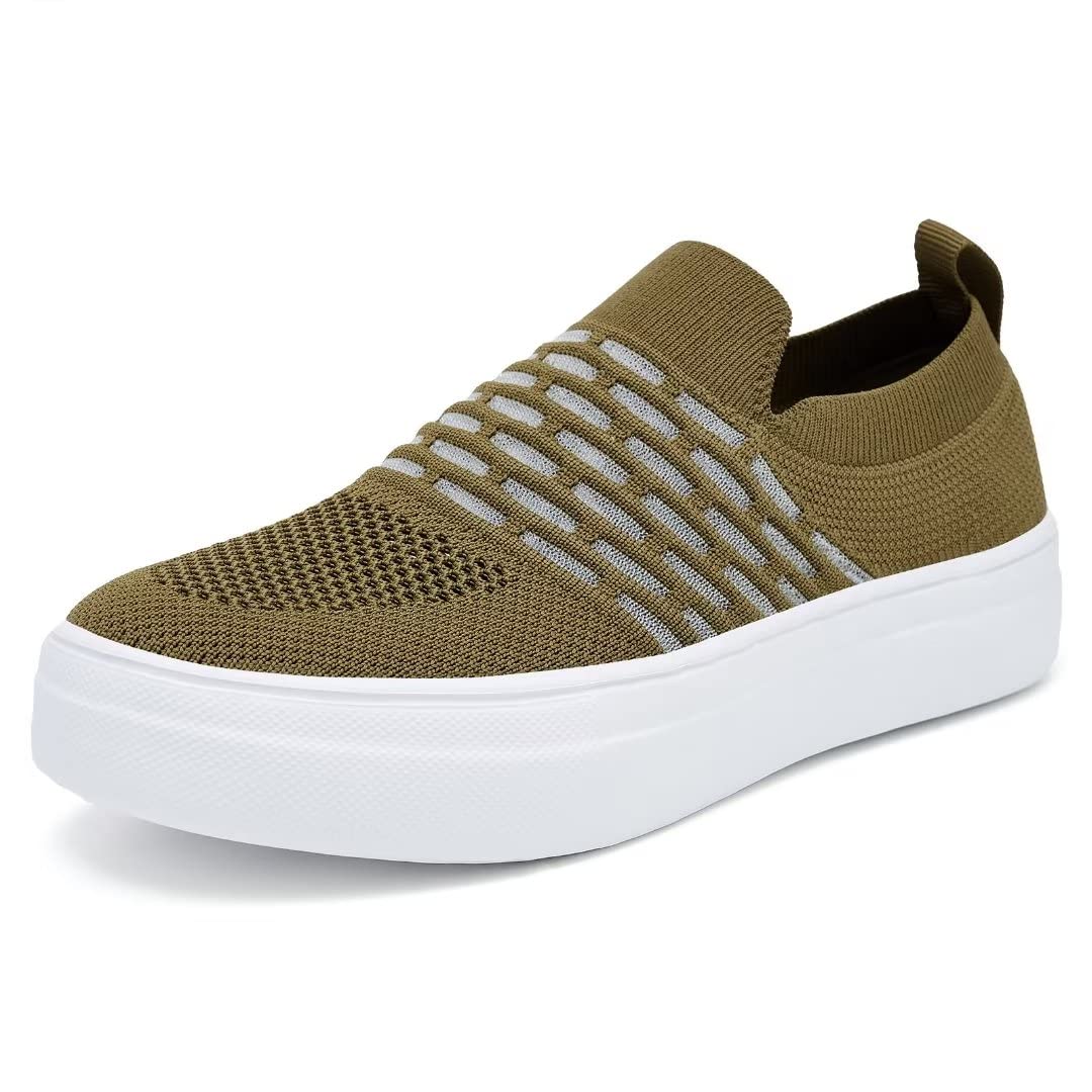 Wryweir Women’s Lightweight Fashion Casual Walking Shoes,6.5 Green