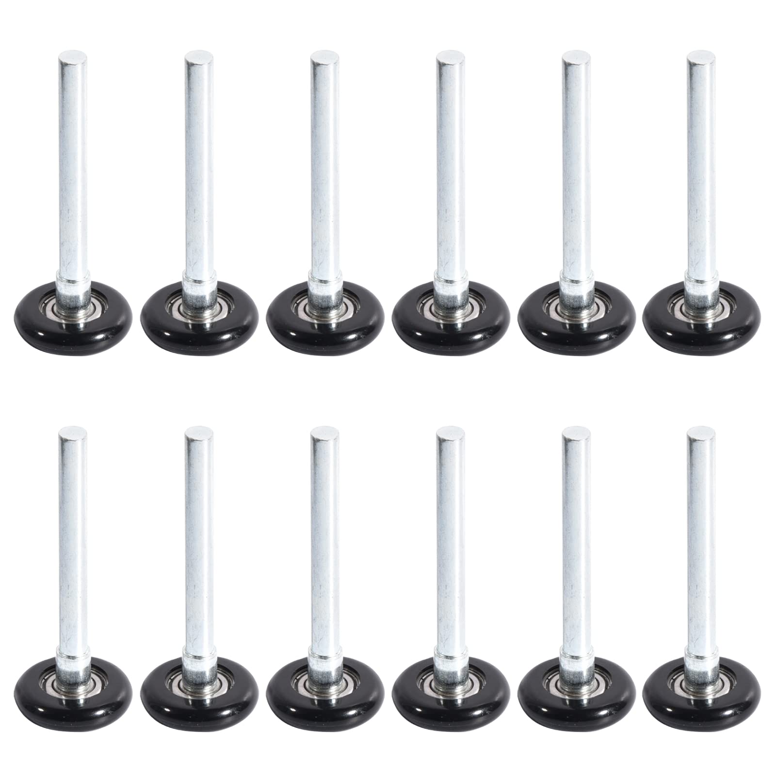 Garage Door Rollers Quiet 12 Pack - Black 4" Stem-image-17260258-9f36-445b-9c0c-d01e67902bf8-112117
