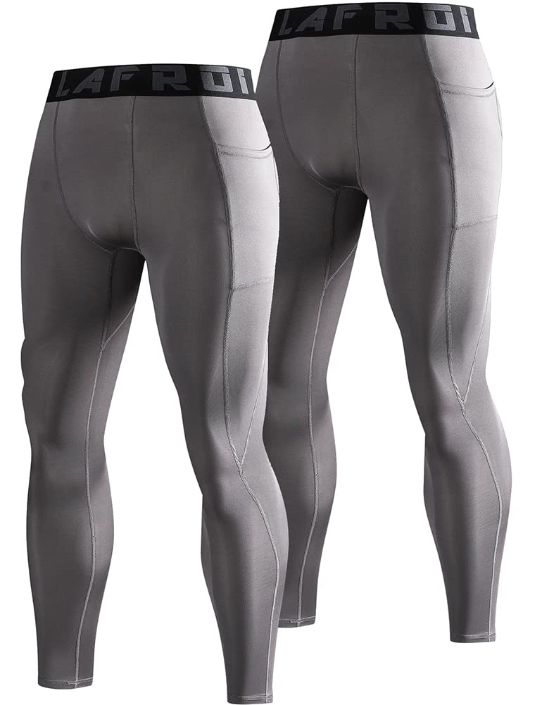 Men's Quick Dry Compression Tights - Grey XXXL-image-6e14e963-3929-49fb-a0c8-2e41031efa15-115449