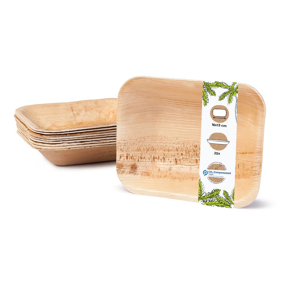 Palm Leaf Plates - 16x13cm, Pack of 25-image-d3db1977-57b8-4263-8306-ea9014a6ea12-89300