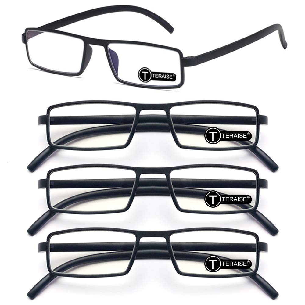 TERAISE Upgrade Blue Blocking Glasses 4-Pack Glasses Eyeglasses(3.0X)-image-45973263-6303-416e-8a2f-29eb894de540-53551