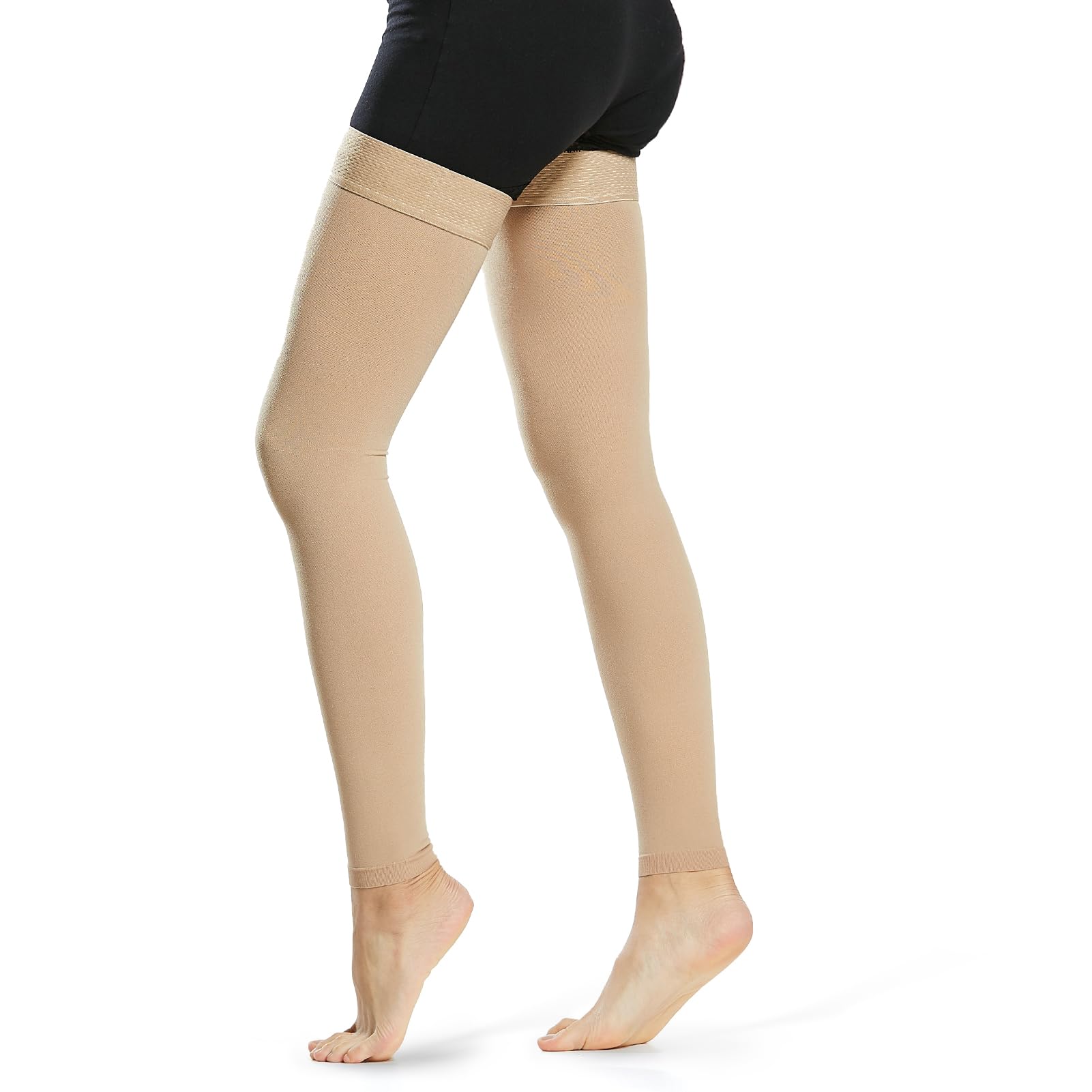 Footless Compression Stockings - Beige Medium-image-41c62d24-8dd2-472b-b4af-0548fd5c3d9b-122027