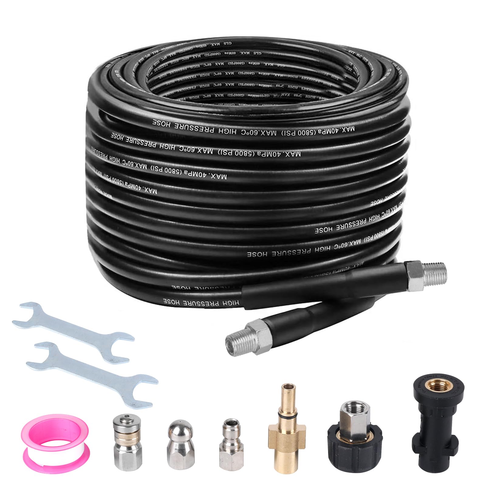 Drain Jetting Kit 400 Bar with Hose & Nozzles - Black 15 Metres-image-8c2d4dfa-d93d-4ddf-ad45-effd14e863f6-99687