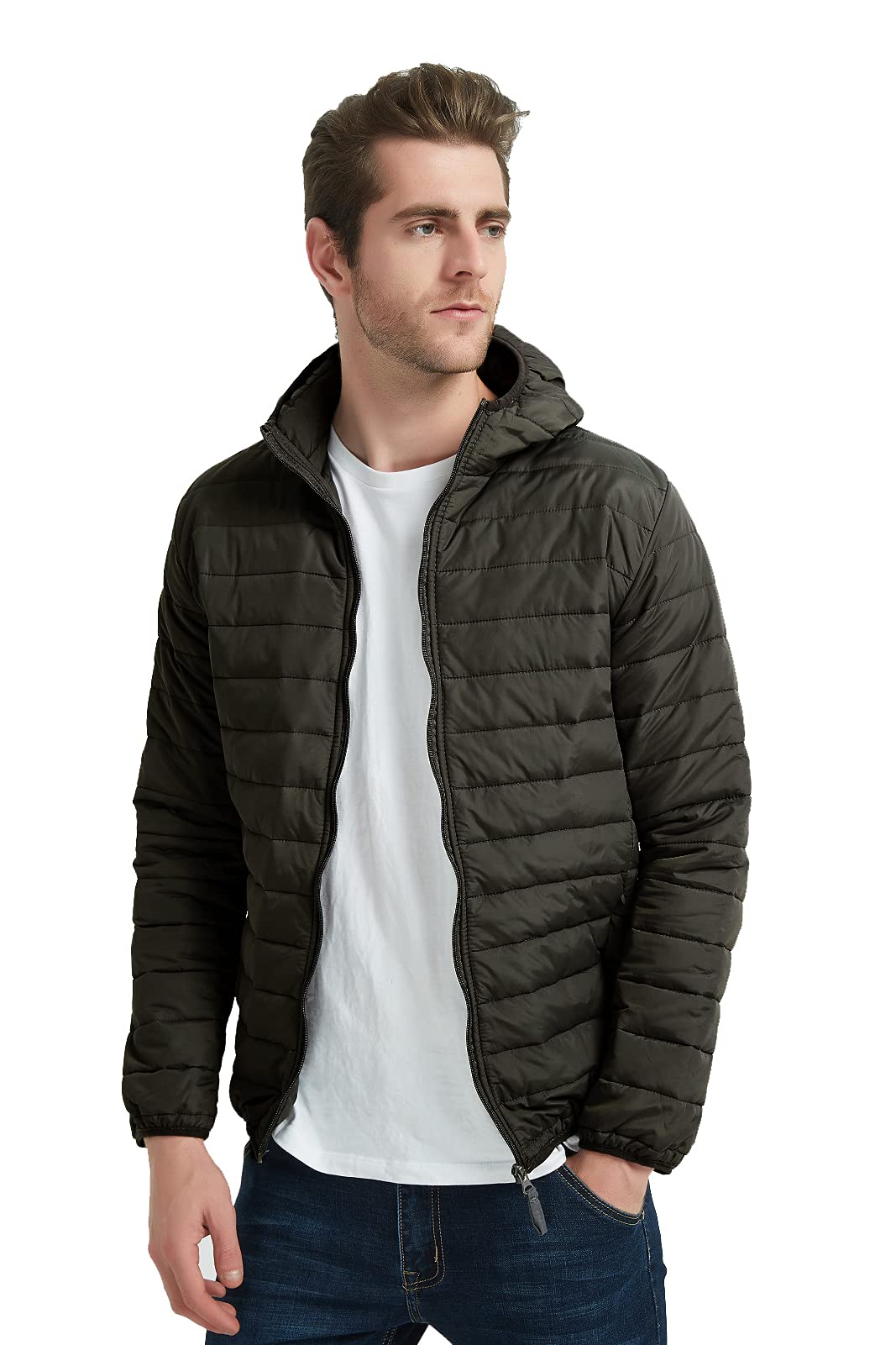 Men's Quilted Puffer Jacket - Brown XL-image-f8d75968-e816-4b2b-b0e4-c9d77f7f5abc-119380