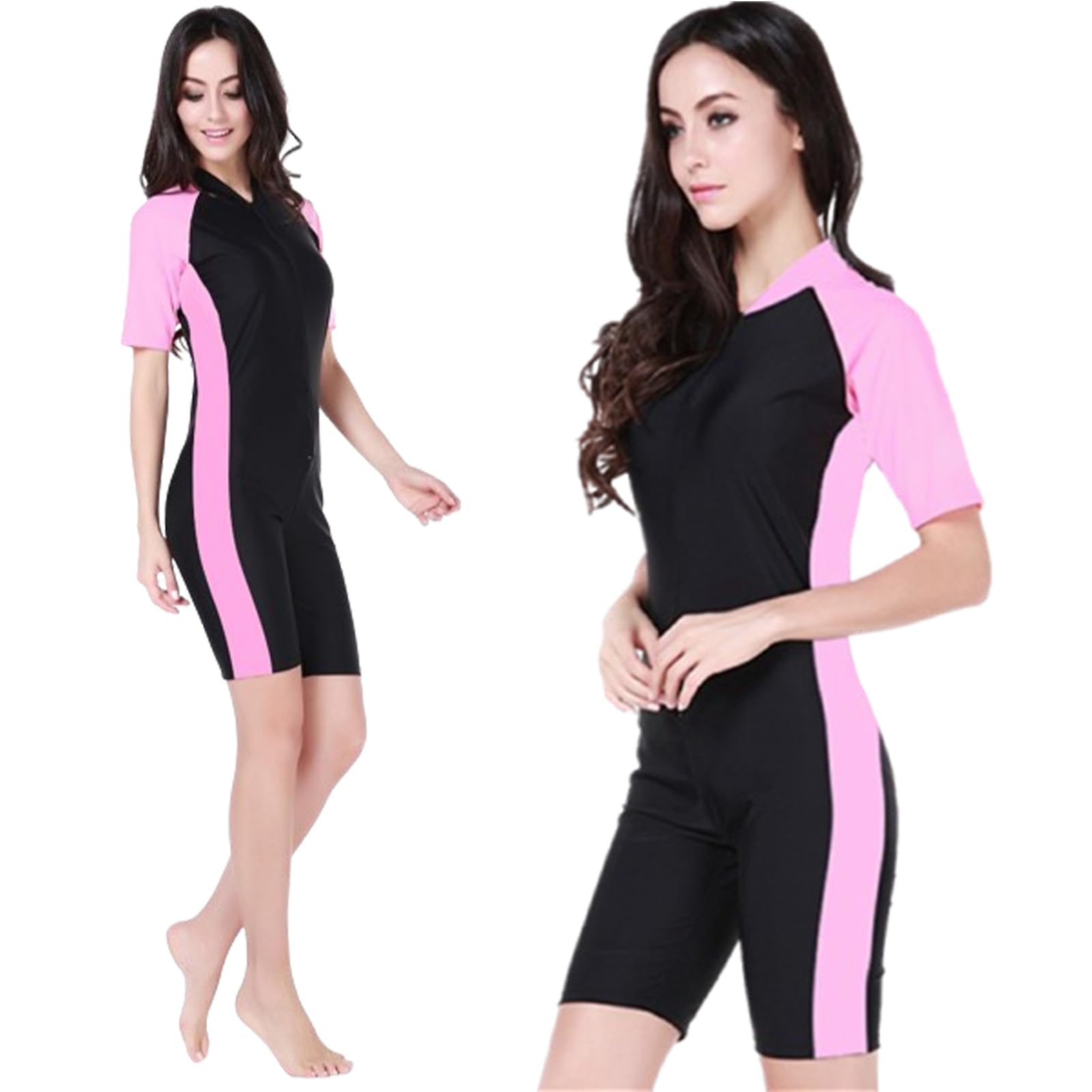 Women's One Piece Swimsuit - Pink XXL Short-image-394e44b8-b290-4ed8-b8de-1927854ab4e5-95551