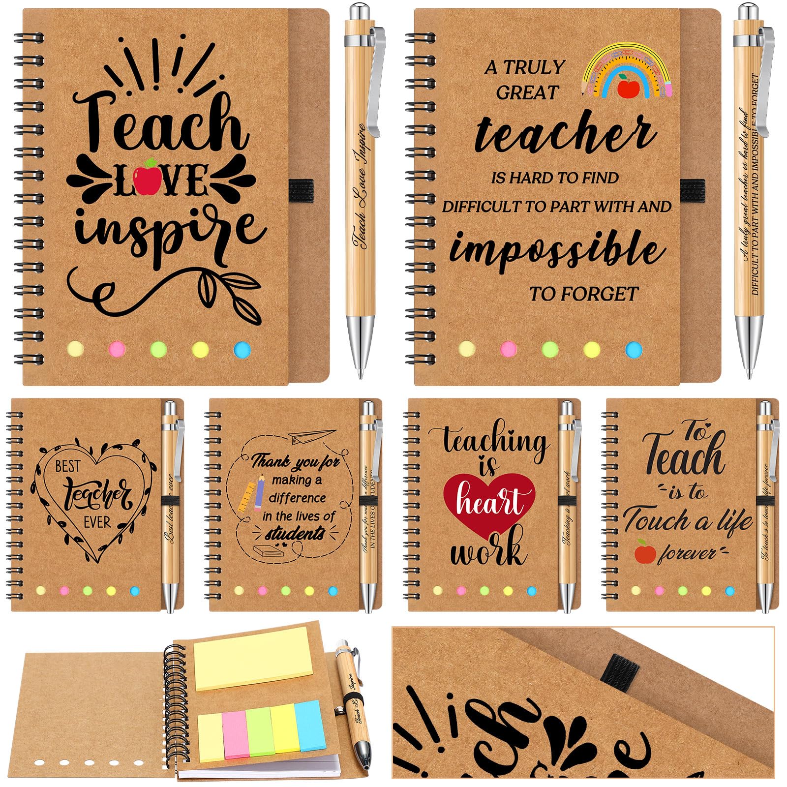 Teacher Gift Set with Notebooks & Pens - Multi Colour-image-b7f3c0f9-bdac-4047-9748-b13bbbd37965-115713