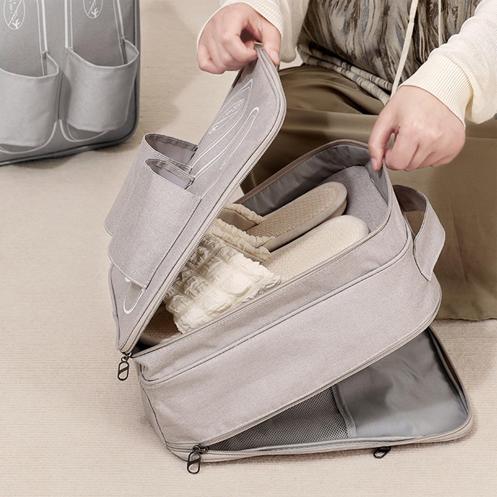 Shoe Bags For Travel Holds Multi Pair Of Shoes Travel Bag For