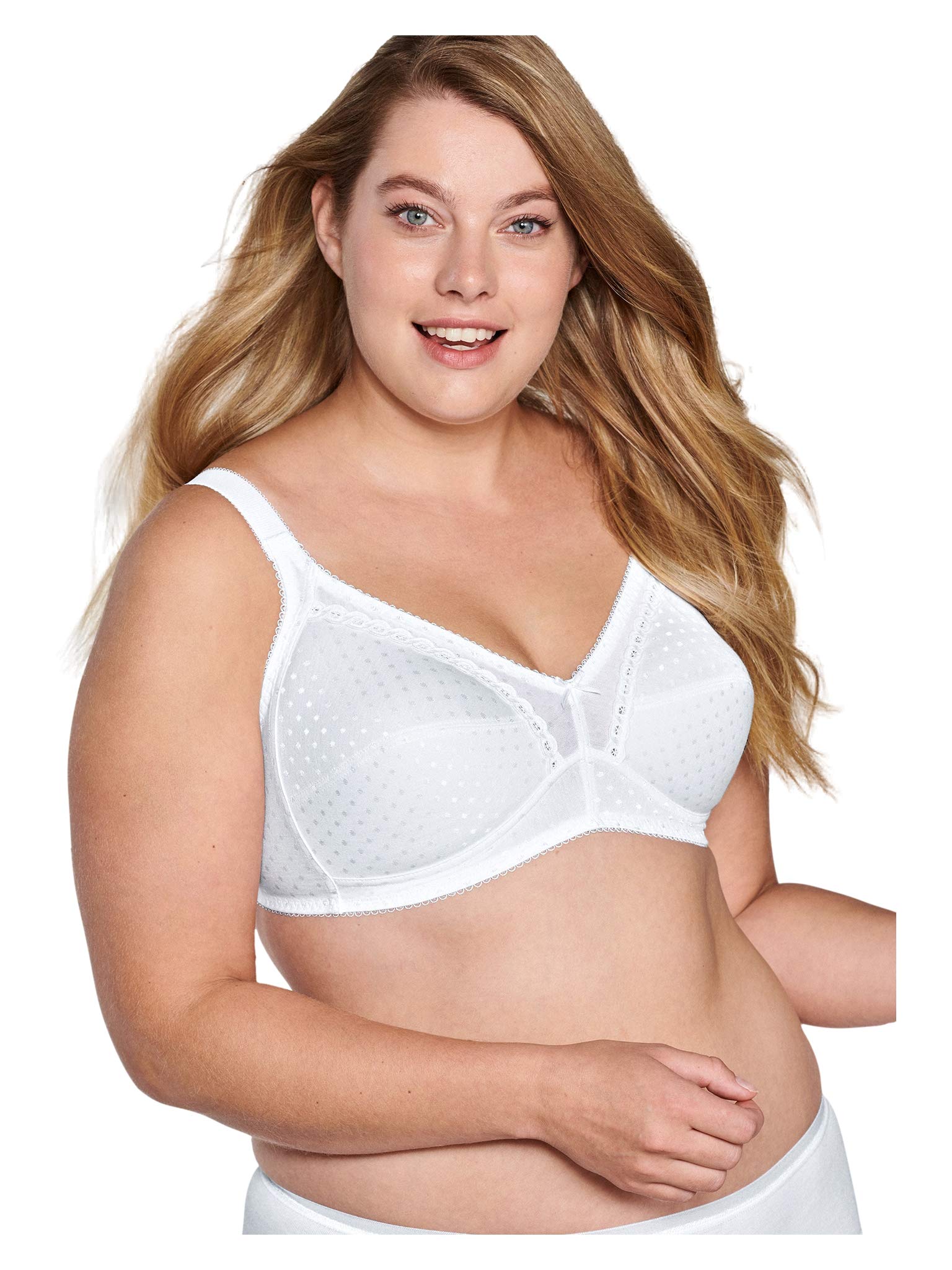 Women's Soft Cup Bra Cotton Blend - White 36B-image-d8a63fcb-013f-440f-8146-cab16cbbb905-95822