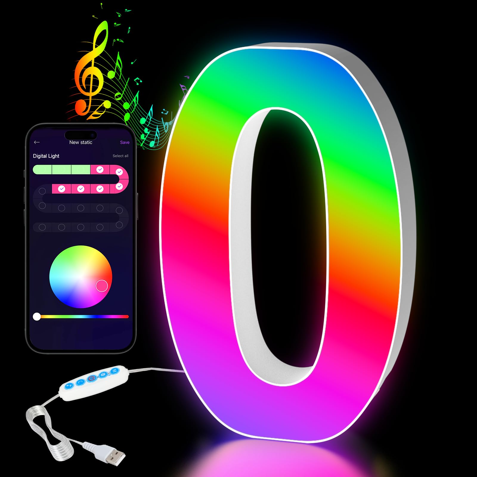 LED Number Lights – USB Powered Colour-Changing Alphabet Sign with APP Control, Perfect for Parties & Gifts-image-d57dfb2f-b405-4668-ba24-f7366c436681-68677