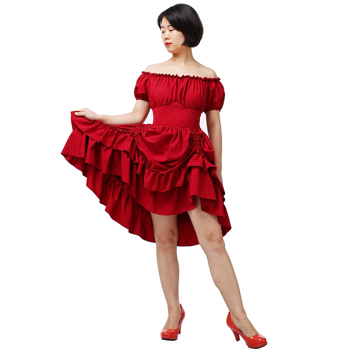 Women's Gothic High Low Dress - Red L-image-5b2775ec-ce92-4a58-afba-9e0d60b022d1-108351