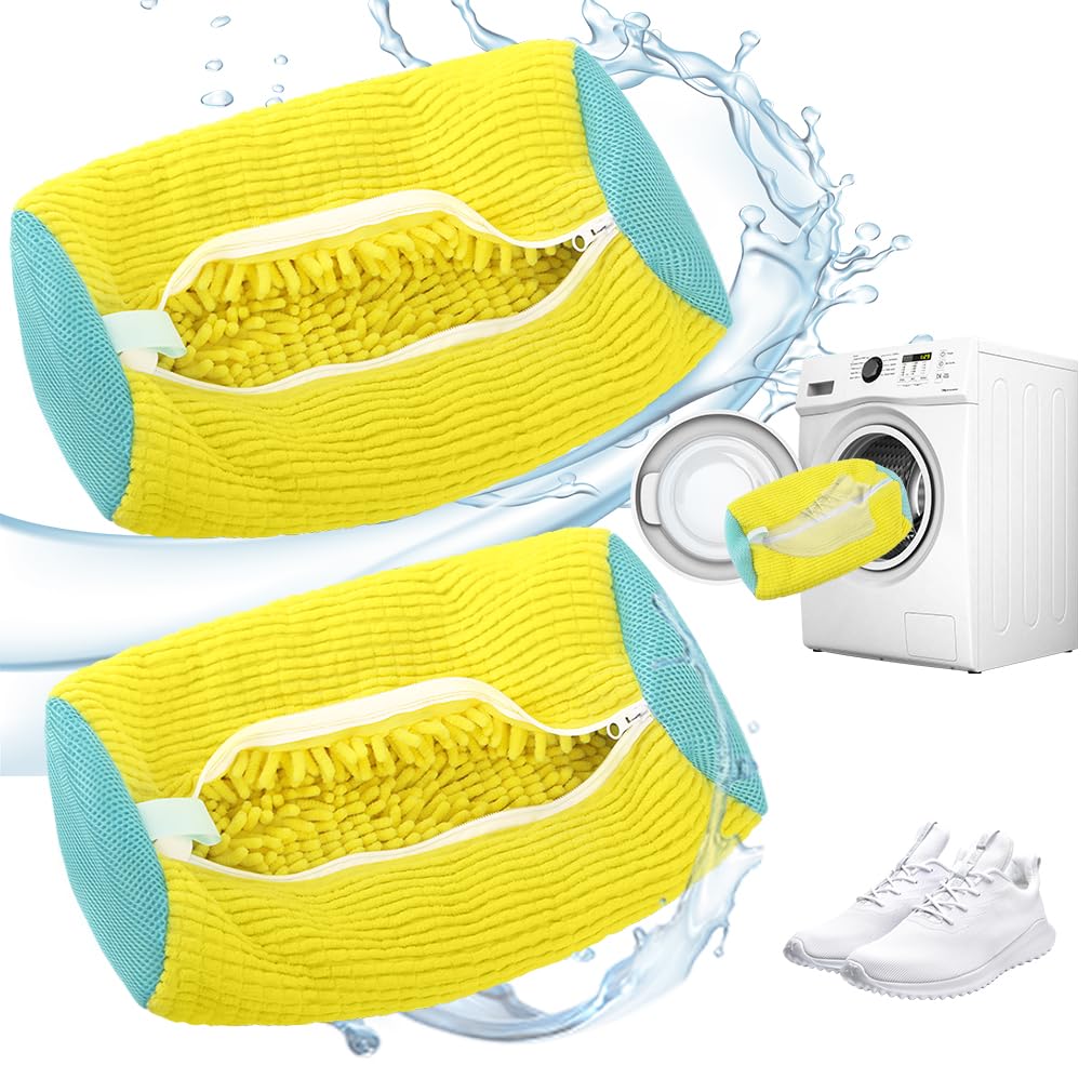 2pcs Reusable Shoe Cleaning Bags for Washing Machine - Fits Trainers & Boots-image-a40bc65e-e6bb-4913-878b-428e8e7886f8-55829