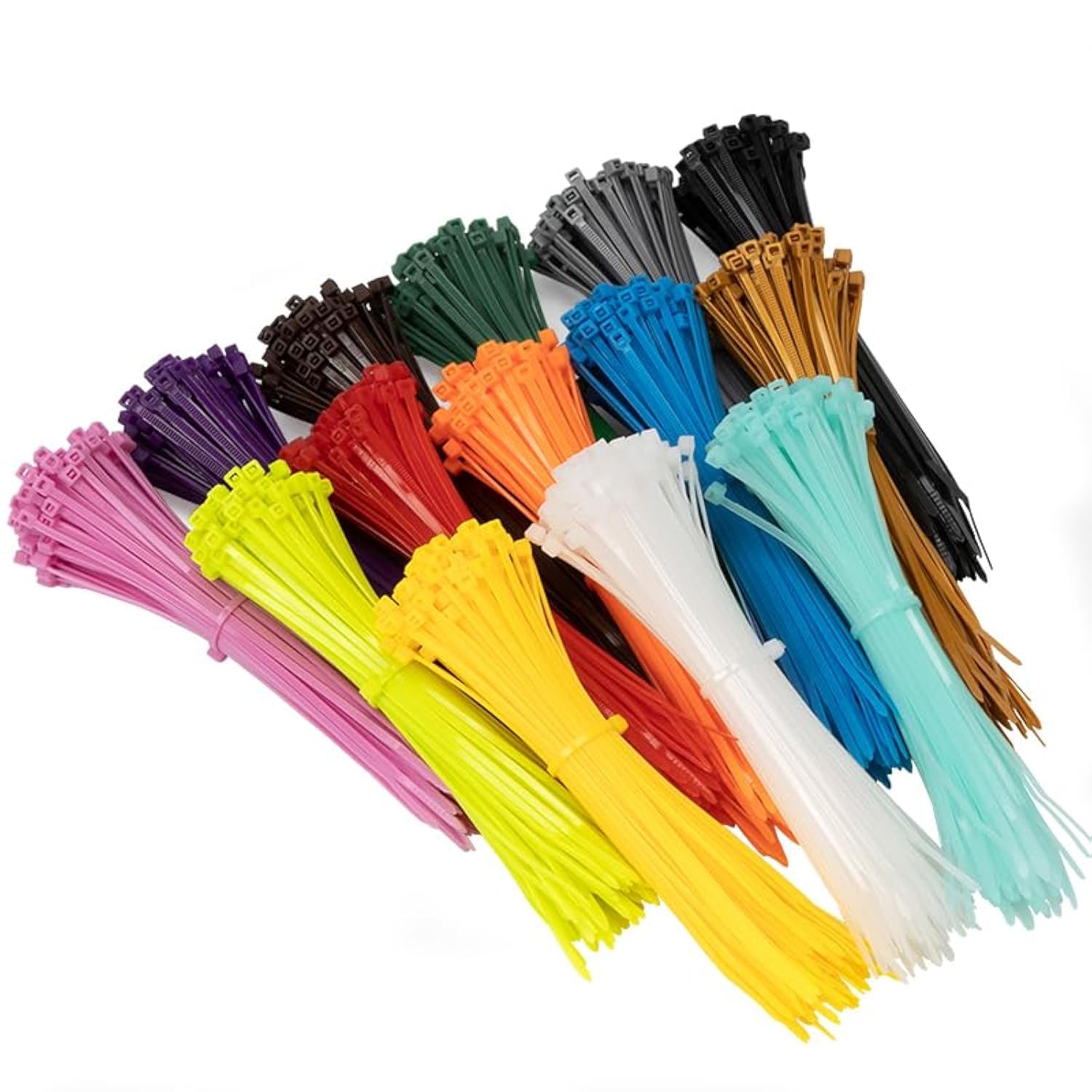 Multi-Purpose Nylon Zip Ties 1400 PCS - 14 Colours 2.5x100mm-image-63f62c67-c2df-4acf-b0a4-2ee20257ee85-110260