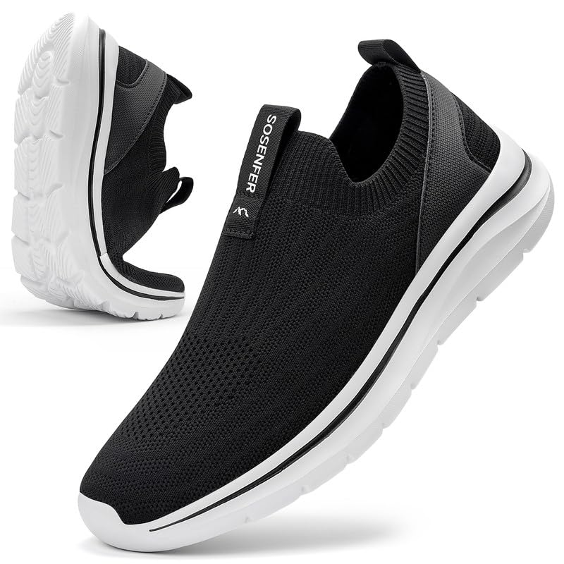 Men's Slip-On Trainers - Black UK 6.5-image-7ab6a622-d9a8-47d6-abb7-7ff025682eda-113502