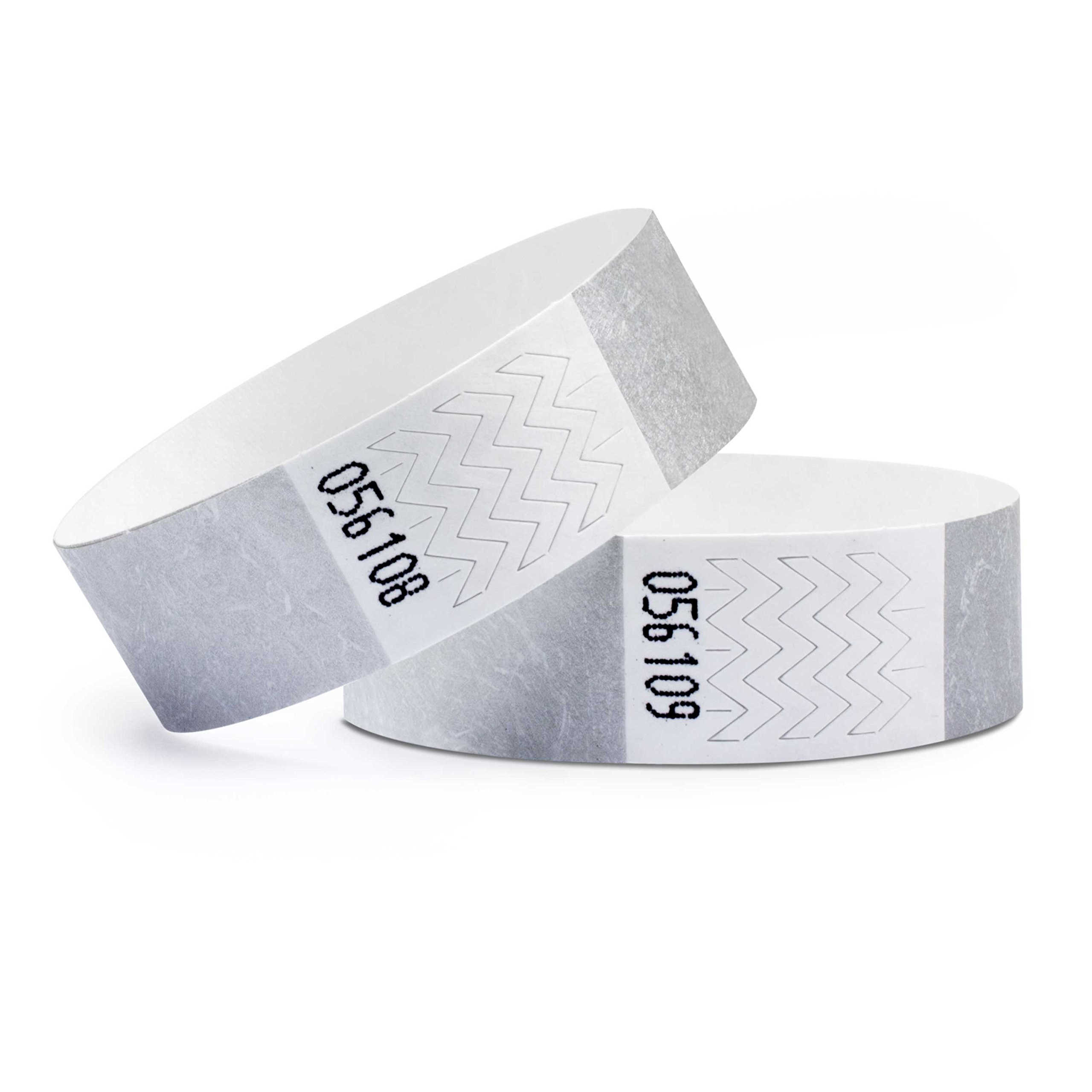 Tyvek Wristbands 500 Pack - Silver 19 x 254 mm-image-98c8e439-57c2-4073-b631-6673a3bb68ad-112454