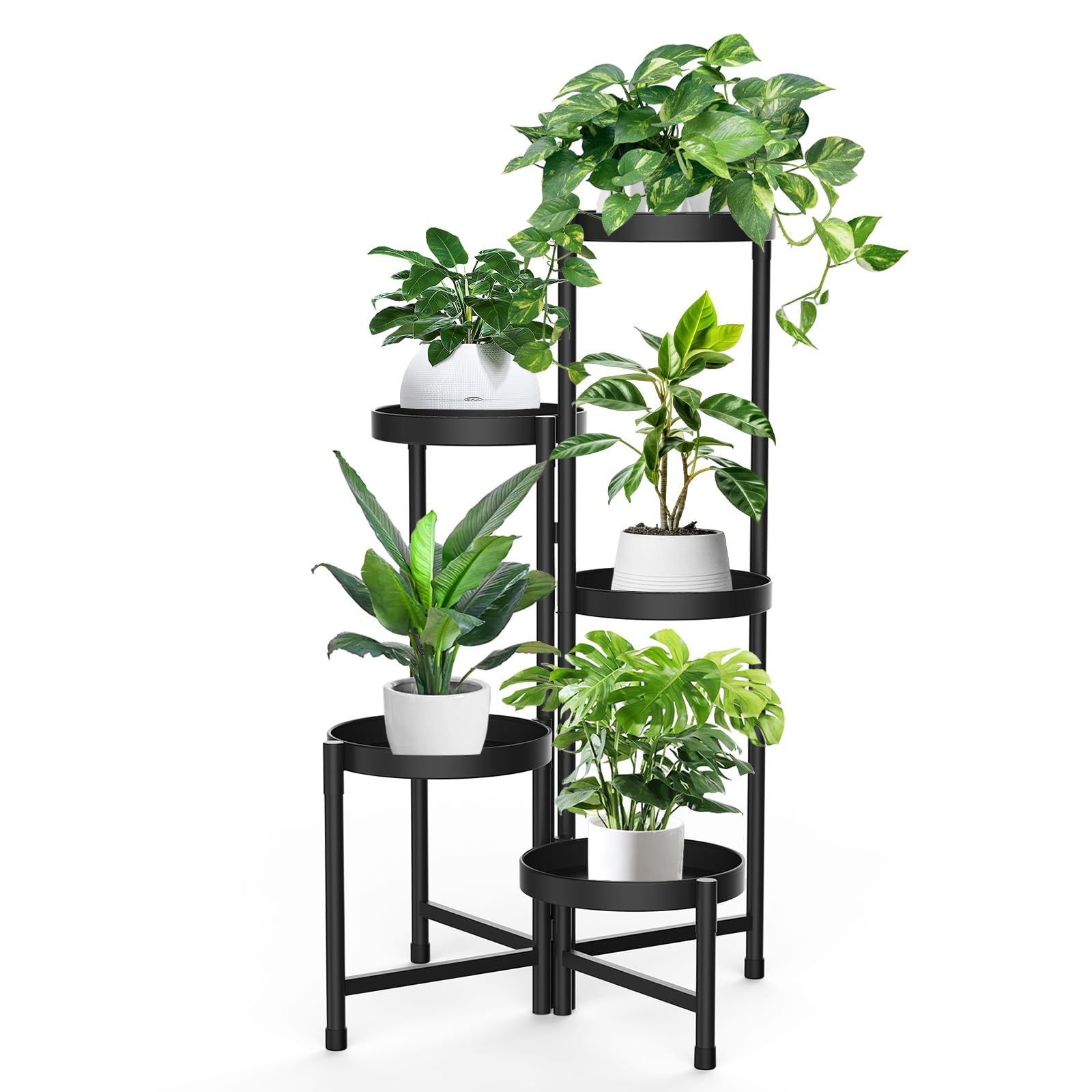 JC-Houser 6 Tier Plant Stand Indoor Tall, Metal Corner Plant JC-Houser 6 Tier Plant Stand Indoor Tall, Metal Corner Plant
