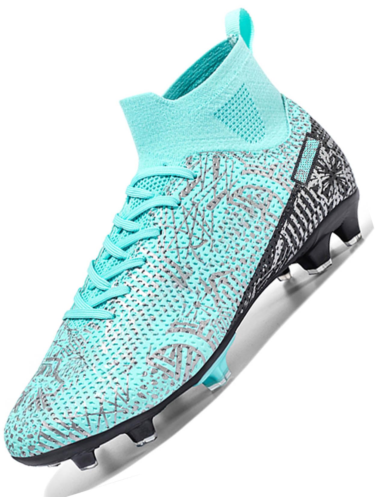 Boys Football Boots Astro Turf Cleats - Light Green EU40-image-61719b53-008c-40b9-b74e-7b318fc1f53b-98927