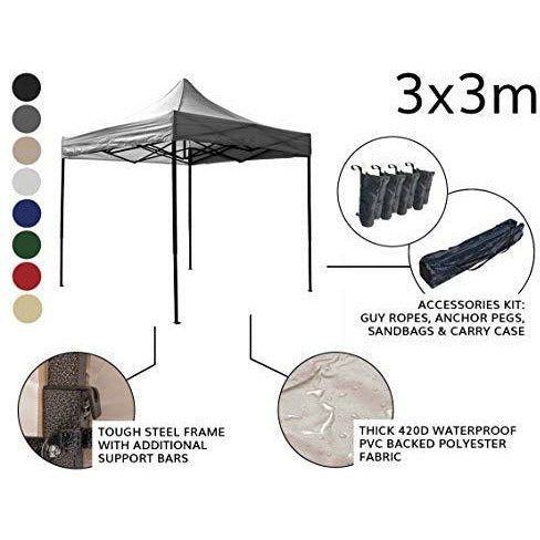 Airwave Four Seasons Essential Pop Up Gazebo With No Sides X 3M