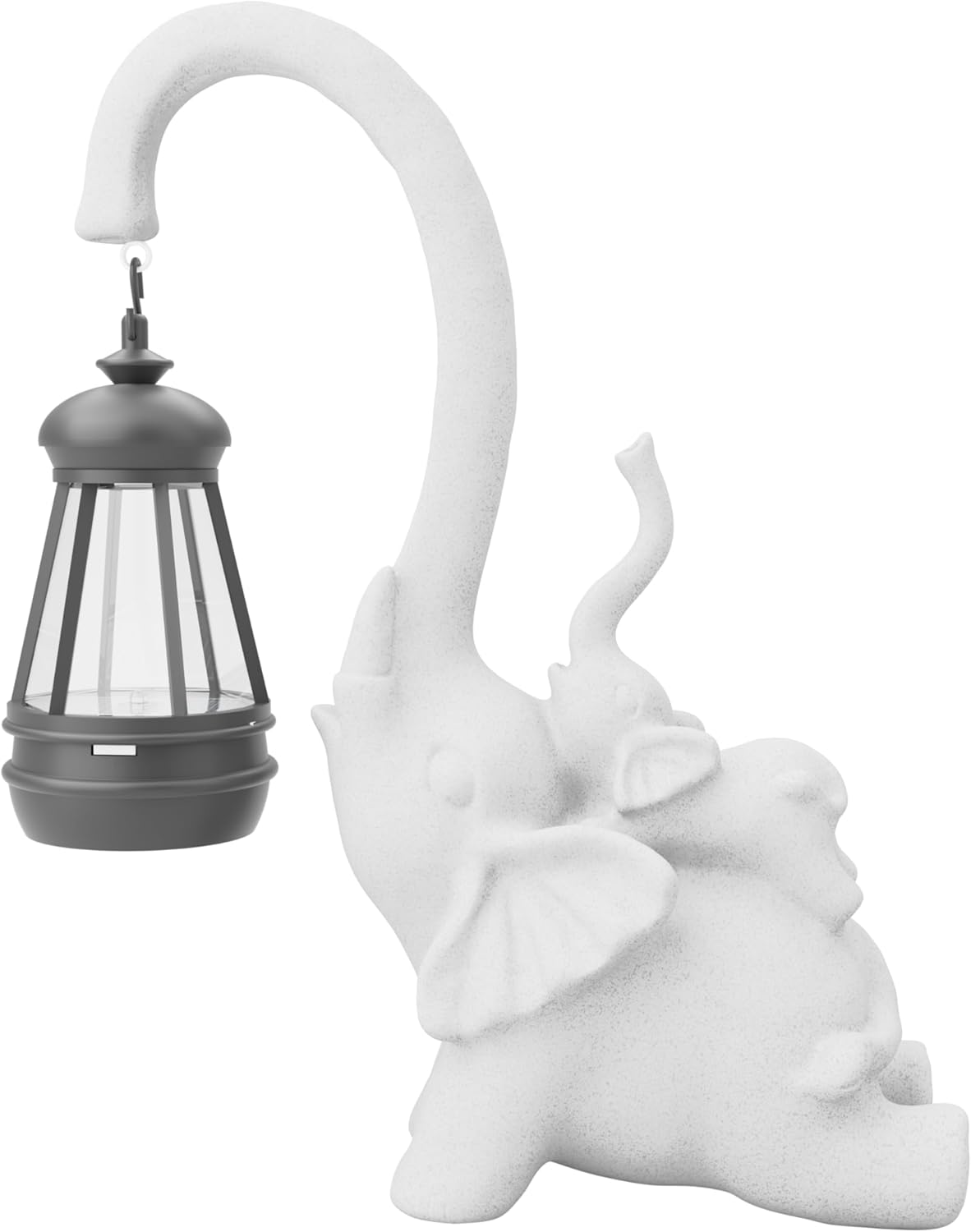 Elephant Solar LED Garden Ornament - White FZY24-image-58bb3215-10c6-4df7-a2e9-c6feb0e3d893-97606