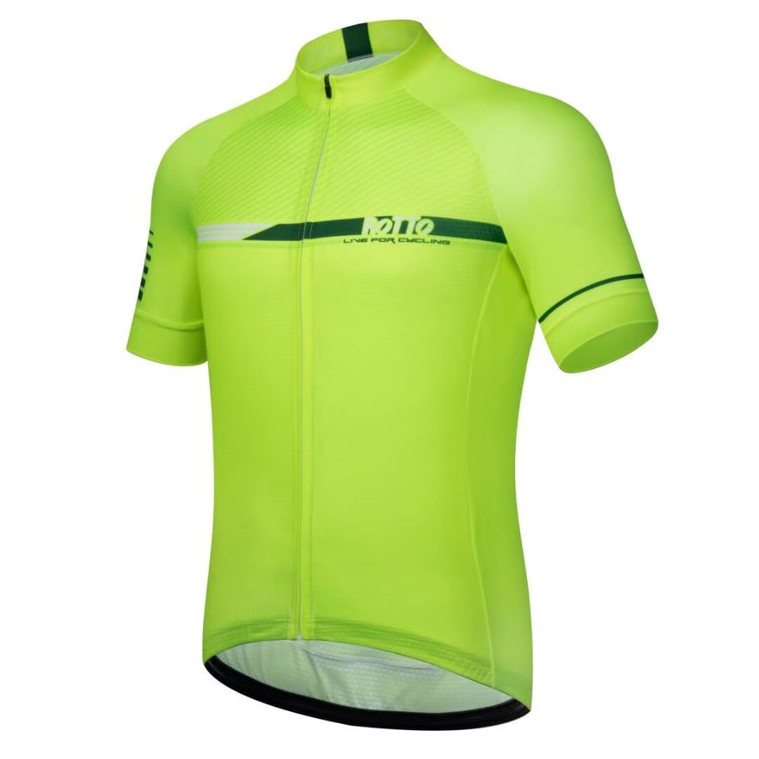 Men's Cycling Jersey Quick-Dry - Fluorescent Green XS-image-966f3b87-c5e3-4257-8e3b-6db891e114e9-107654