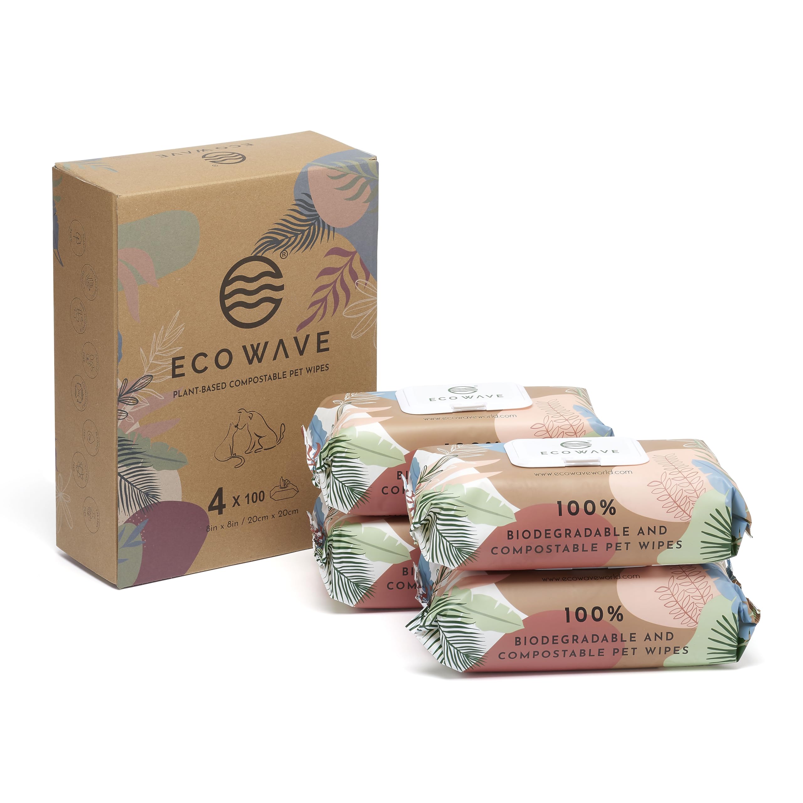 Plant-Based Pet Grooming Wipes - White 400 Count-image-a8e76204-955b-40eb-957d-cd84f9255d3d-122768