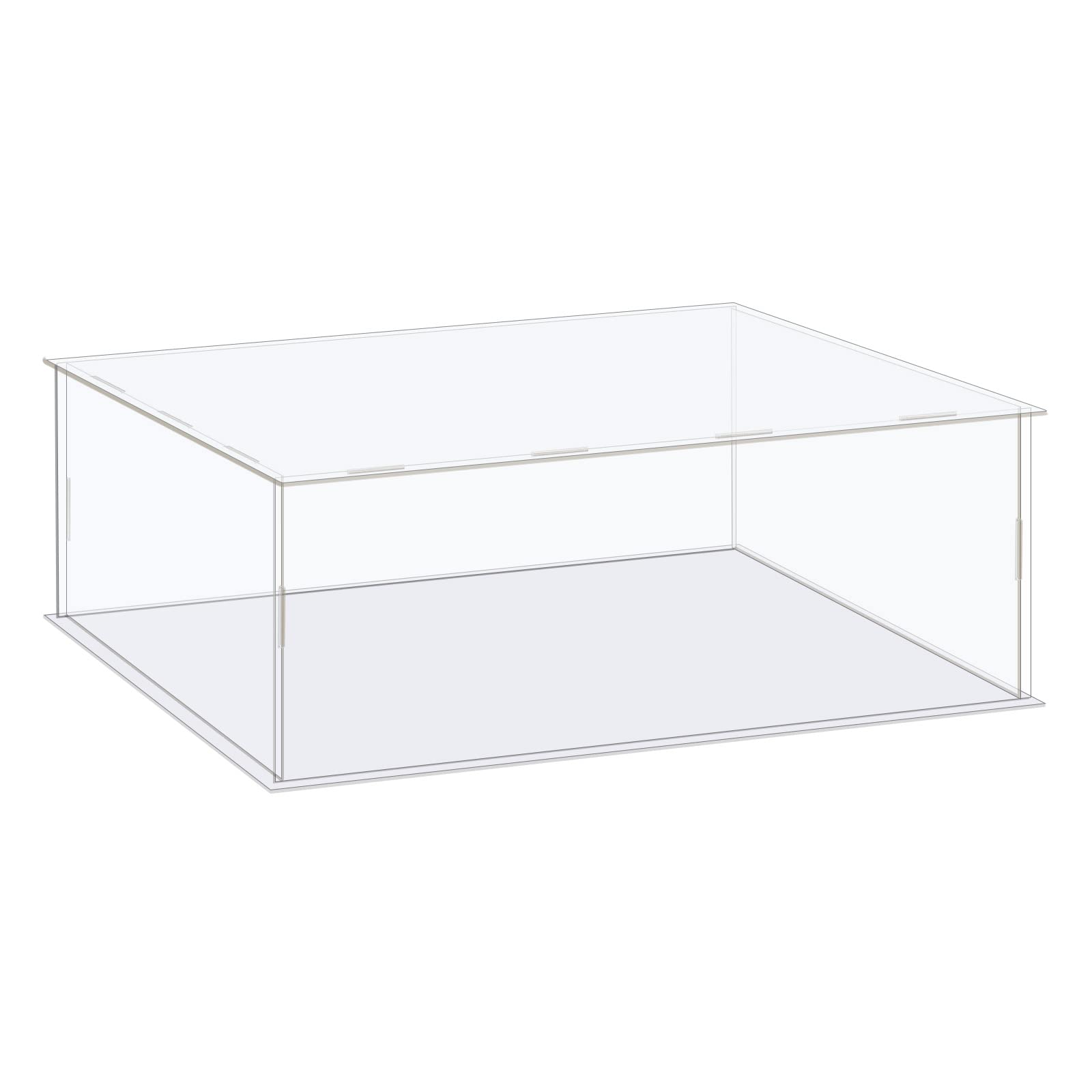 Acrylic Display Case Dustproof Showcase - Transparent 41x36x16cm-image-2d193927-4bb8-435d-87ec-1ef5980409c0-113236