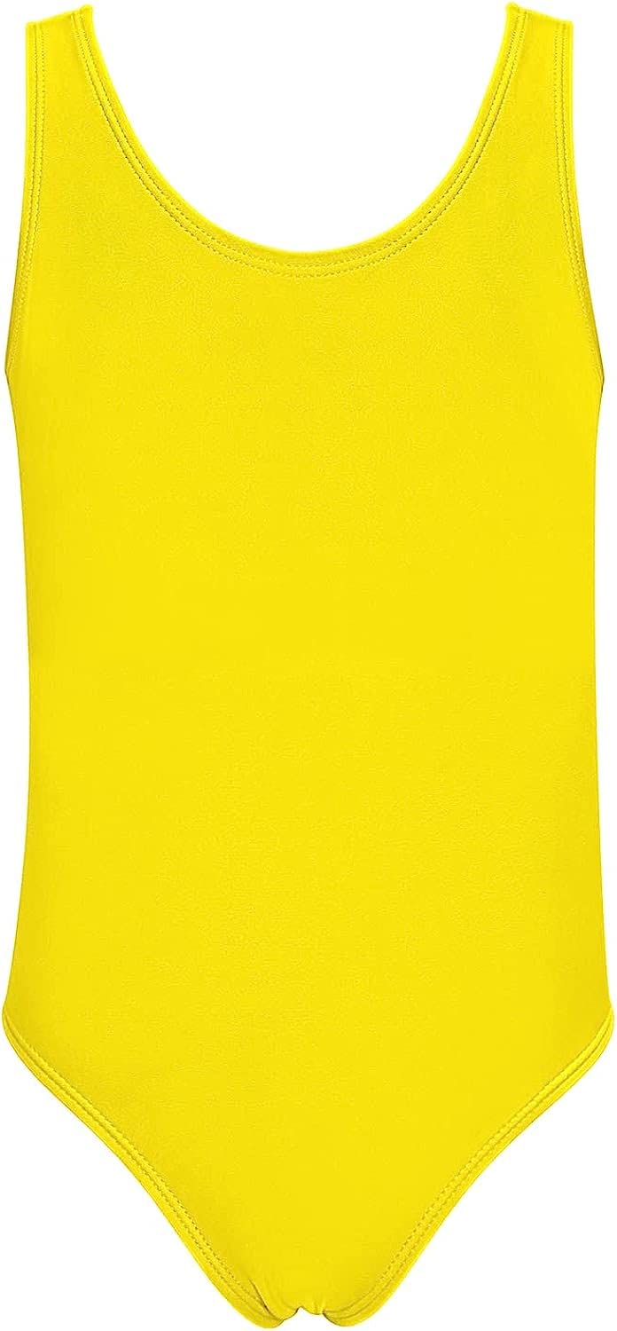 SHEKINI Girls One Piece Swimsuit Toddler Baby Kids U 2-14 Yellow, 2/3-image-51f709b8-0235-47fc-a1a3-1a17238d316e-58865