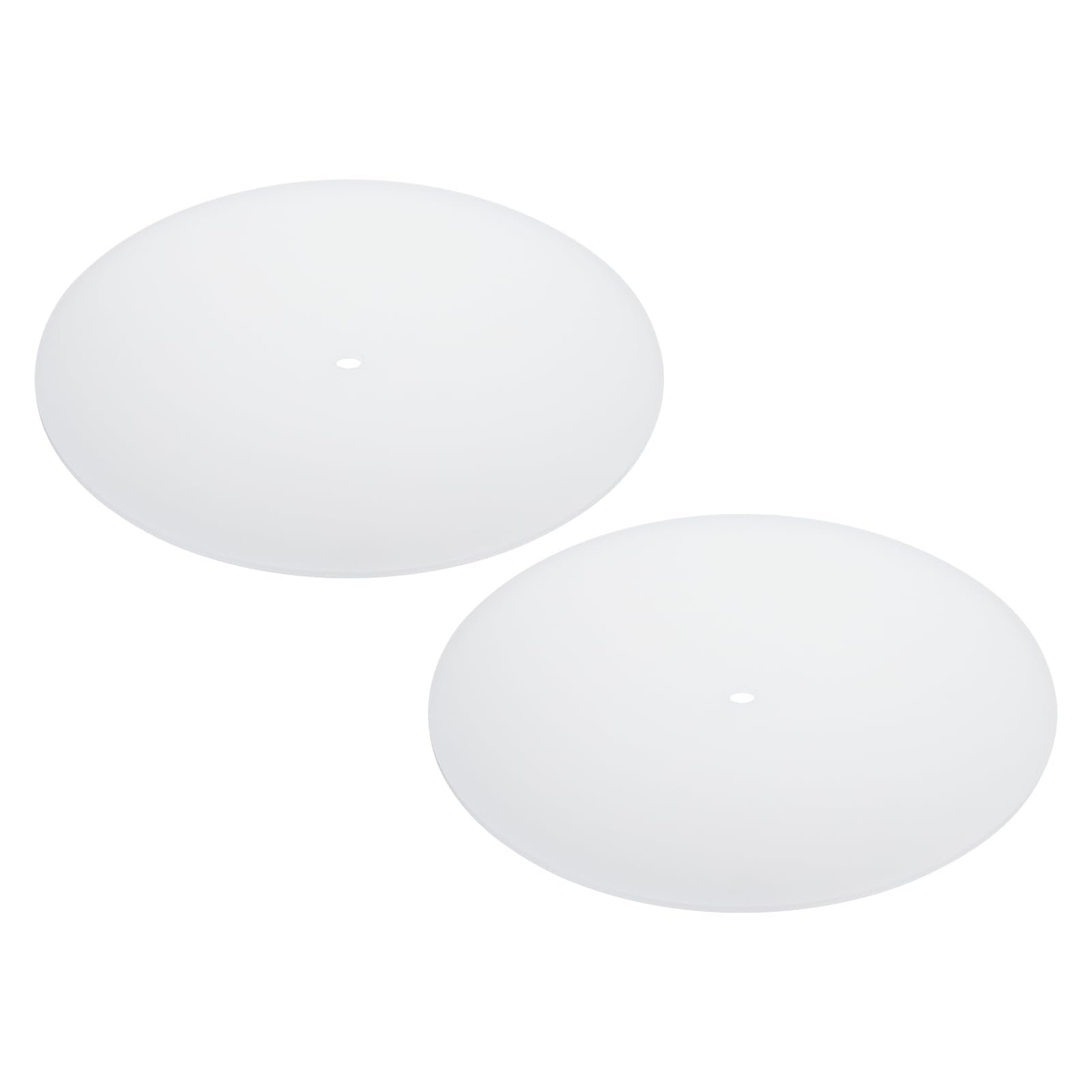 Lampshade Diffuser 2 Pcs Acrylic Round - Frosted White 17.5-Inch-image-429cba3a-4c8f-4361-a1d6-234cccb06a07-100846