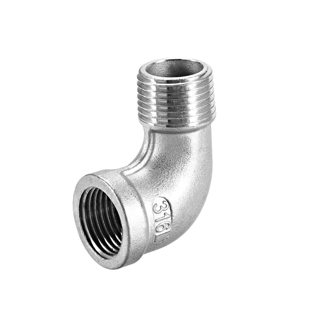 Stainless Steel 316 Pipe Fitting 90° Elbow 1/2 BSPT Female x Male - Corrosion Resistant-image-d1d3b4cd-8c7c-4502-a980-4c799c490438-60947