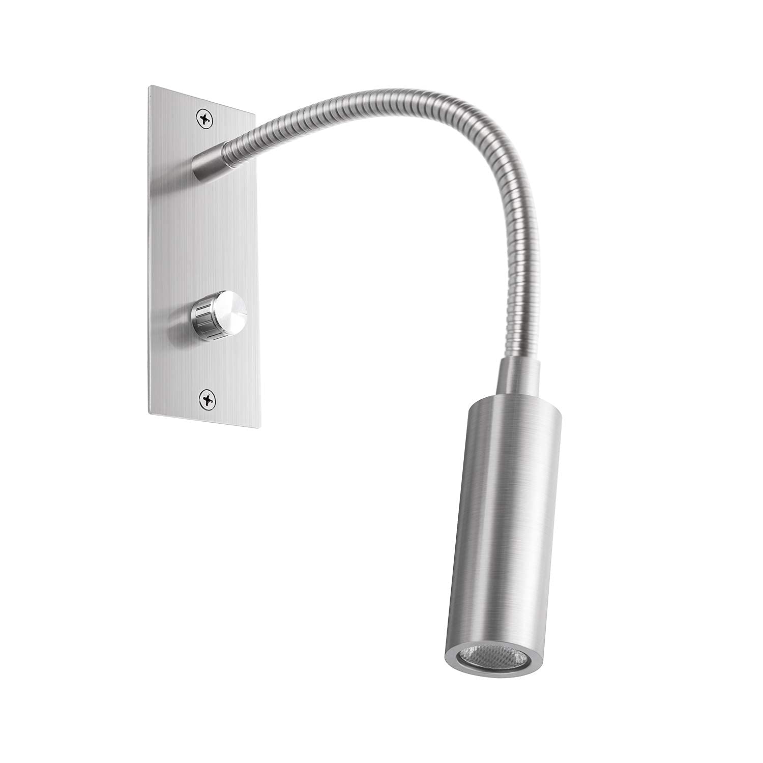 Wall Reading Lamp Dimmable LED - Brushed Nickel-image-5312ec9d-0874-49aa-a32b-5d6d4ddb75ed-109683