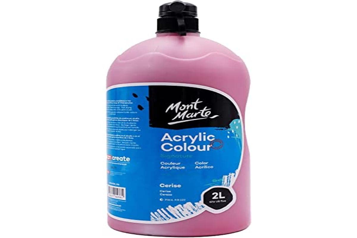 Acrylic Paint High Coverage - Cerise 2L-image-6a05f1ef-1c82-4cd6-bfcd-dc645224d4b9-110460