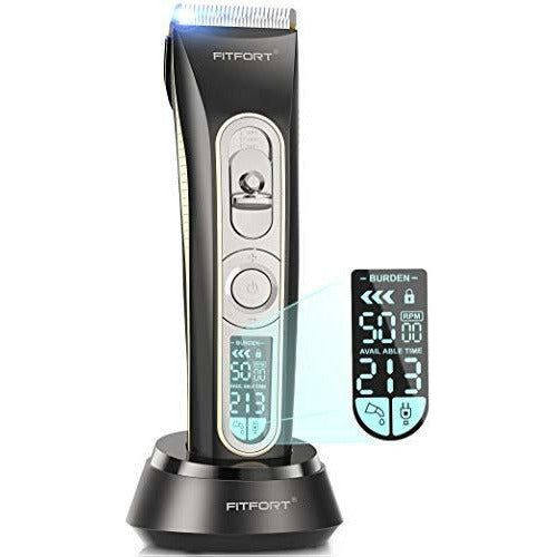 Hair Clippers En,Professional Hair Trier Shaver With LCD Display,Cordless Beard Trier - View #9