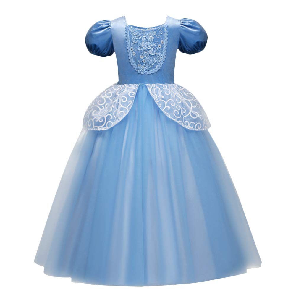 birthday cinderella dress Children's Birthday Dress Girl Communion Flower Princess Dress