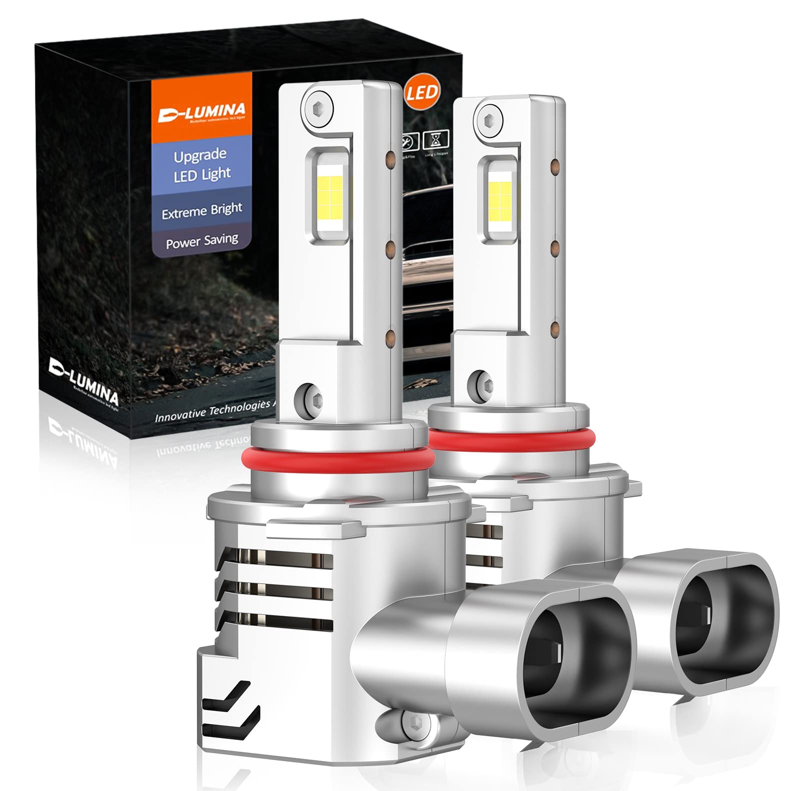 LED Headlight Bulbs 100W 6500K - White 9006/HB4 LED-image-d8415037-d2fb-493f-be85-60df386d7673-117188