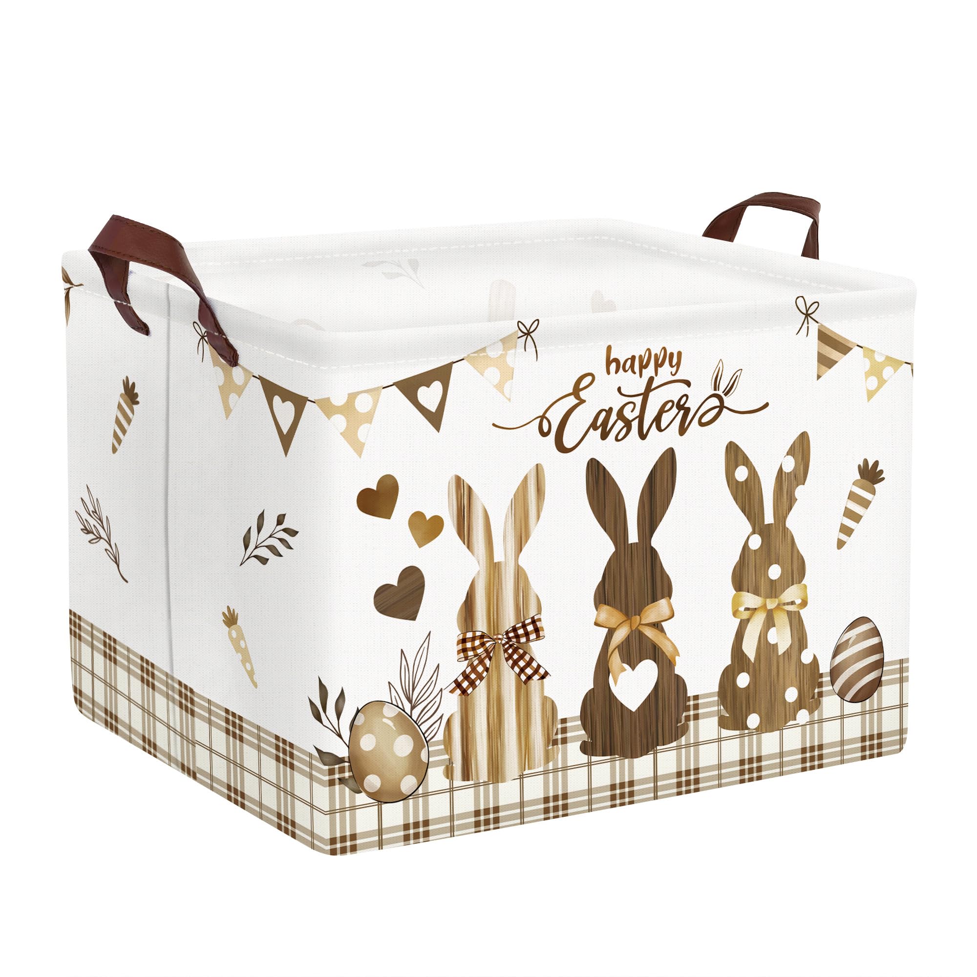 Clastyle Brown Collapsible Easter Rabbit Laundry Hamper-image-8eab9fb7-bec5-4498-b65a-1713cd0aae41-53495