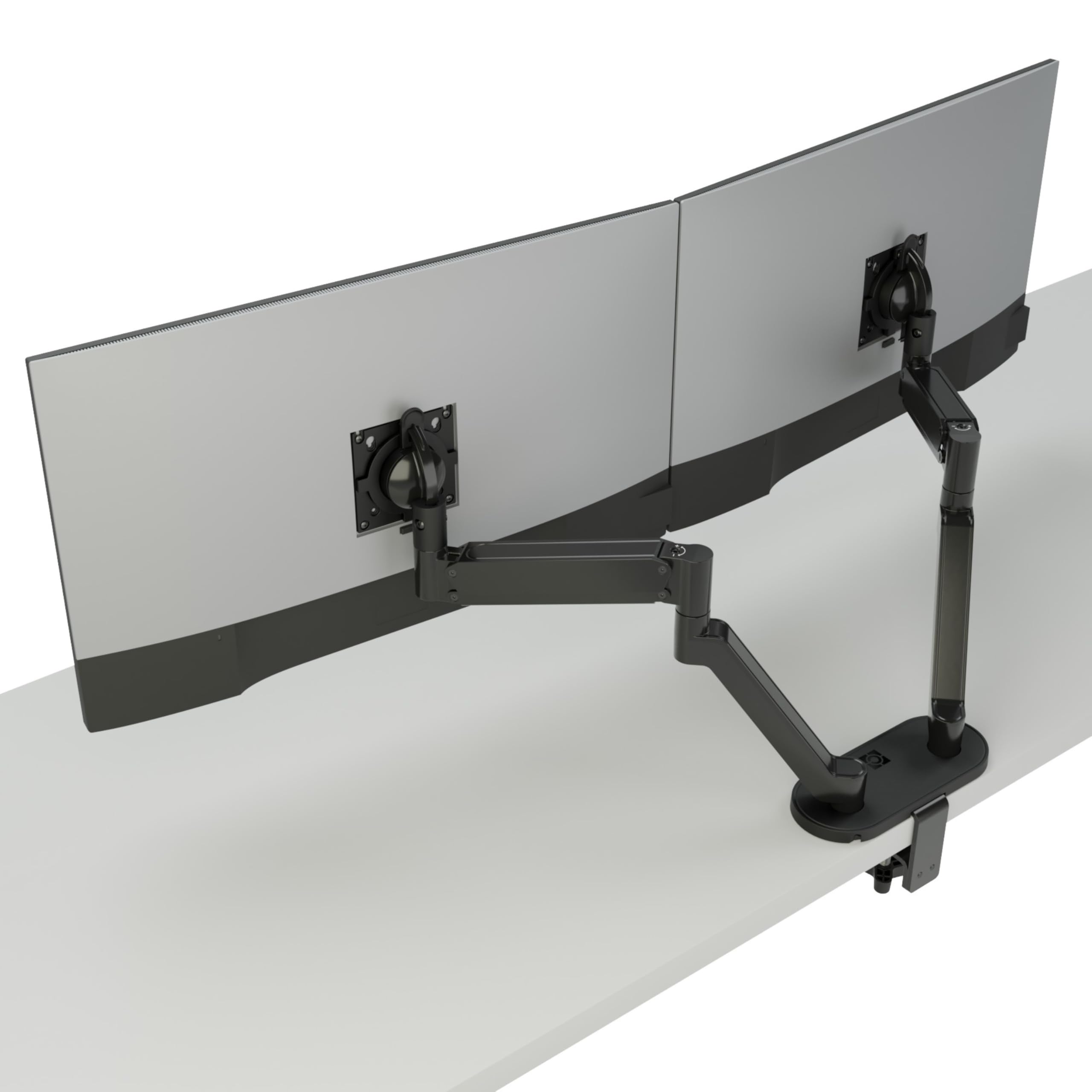 Dual Monitor Arm Desk Mount - Black-image-0d12c003-3734-4382-93d5-873e7c762e2e-84532