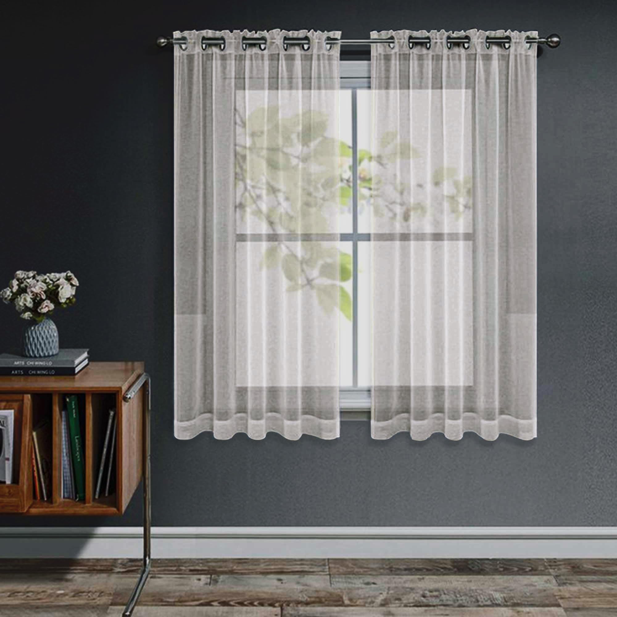 Net Curtains - 52x63 Inch Khaki-image-7b40d7a8-c13c-4dcd-868d-1f8f474bdae0-93719
