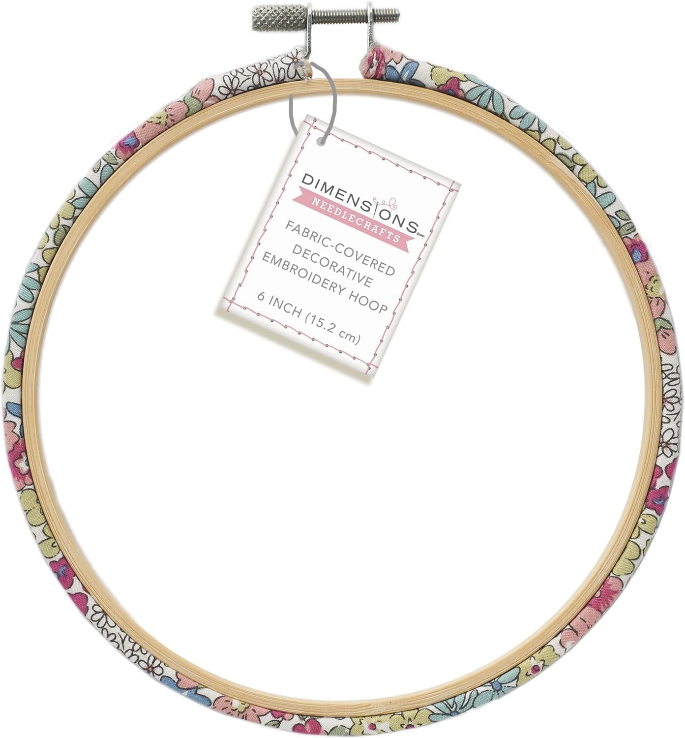 Embroidery Hoop Kit Bamboo 6 Inch - Multicolour 6"-image-666dafa4-eab0-4546-9157-16d936ccff88-100479